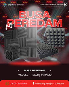 Busa Peredam Wedges Telur Pyramid